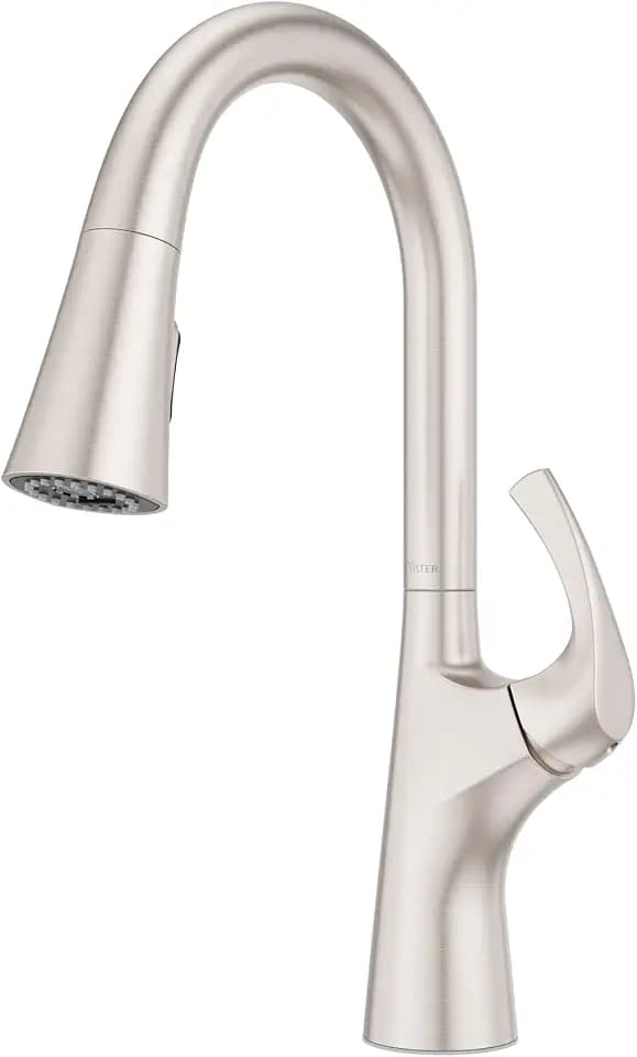 Pfister Talega F5297TEGS Küchenspüle-Wasserhahn mit herausziehbarem Sprüher in Spot Defense Edelstahl-Finish