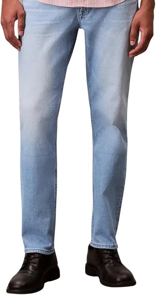Calvin Klein Herren Jeans Slim Lt Wt Zander Lt Blue Jean Lv04rc757g