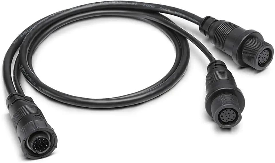Humminbird Splitter Cable for SOLIX/APEX, Side Imaging & 2D – 14 M ID SIDB Y