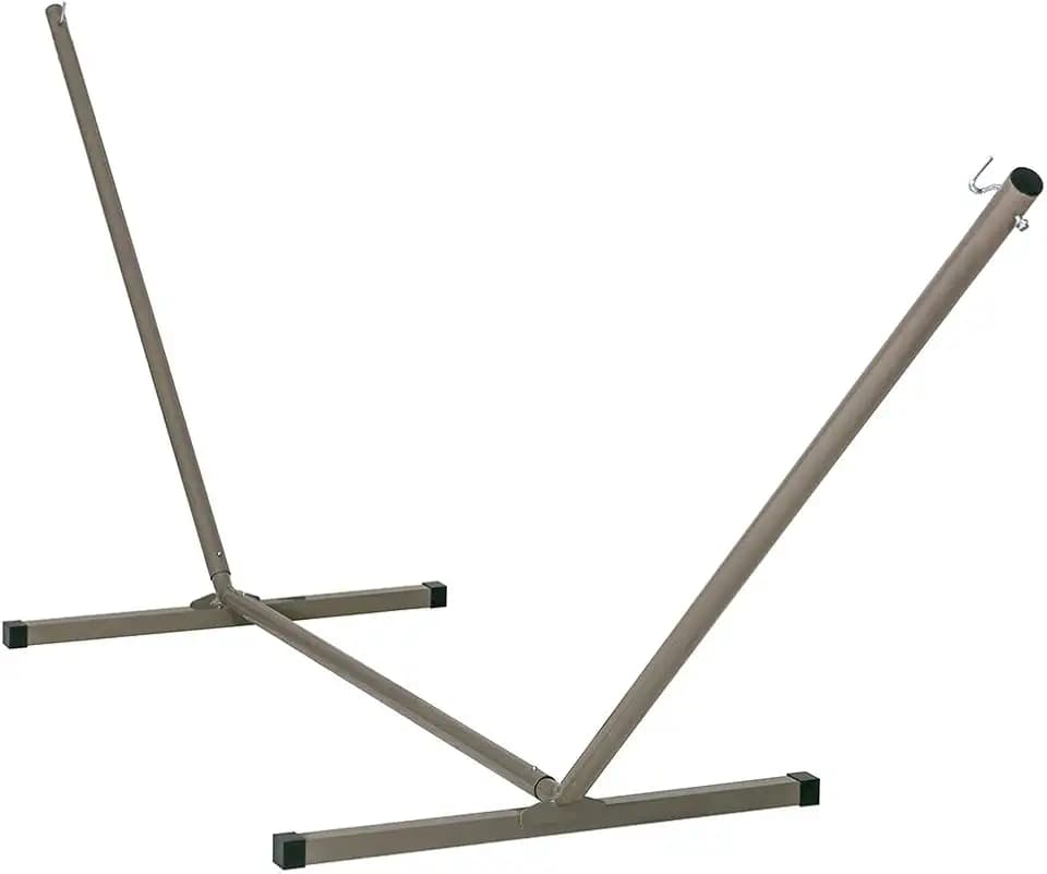Lazy Daze Double Steel Hammock Stand for Outdoor, Fits 9-11 Ft Hammock
