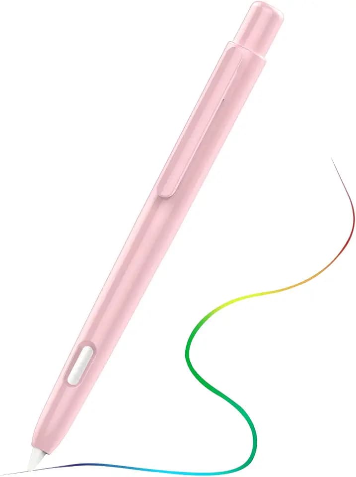 Moko Retractable Case Fit Apple Pencil Pro/2nd Generation, Light Pink