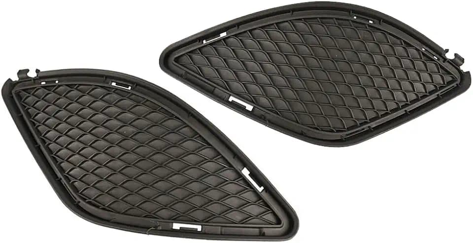 Front Bumper Side Bezel Cover Grille for Mercedes-Benz W117 CLA CLASS CLA250 2014 2015 2016 Left Driver Right Passenger Side Black Fog Light Mesh Grill Grid Panel Cover (Left and Right Side)