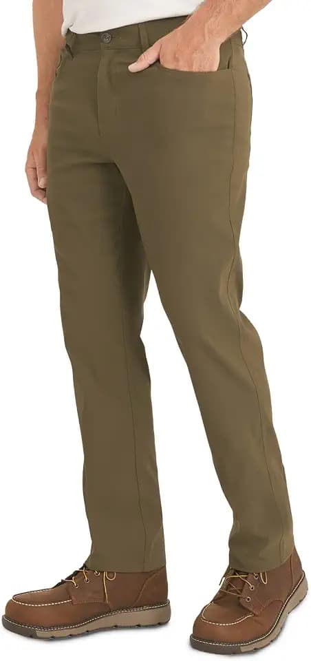 Weatherproof Vintage Casual Hiking Pants for Men - Lightweight Stretch Travel Mens Work Pants with Utility Cargo Pocket
