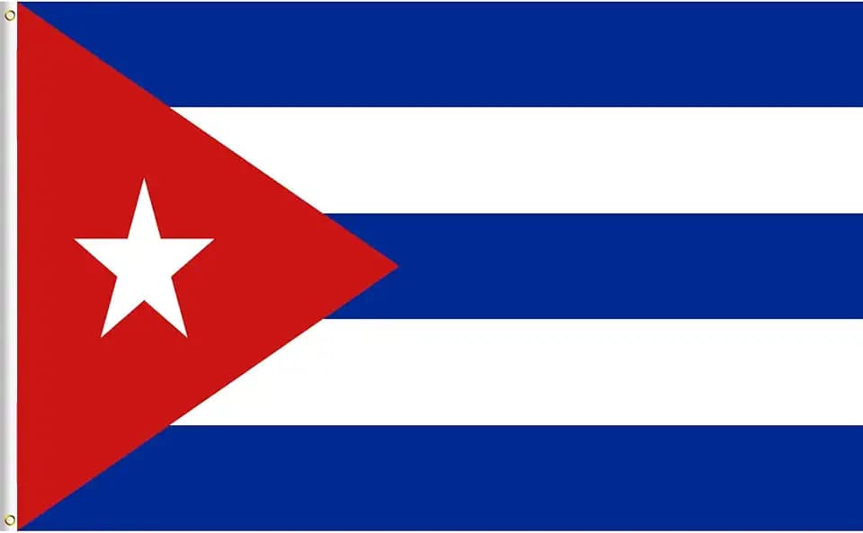 Cuban Flag 10 x 15 FT, 300 x 450 cm Cuban Banner, Large Oversized Flag of Cuba, Polyester for Outdoor, Vivid Color, Fade Proof, Durable, with 2 Brass Grommets