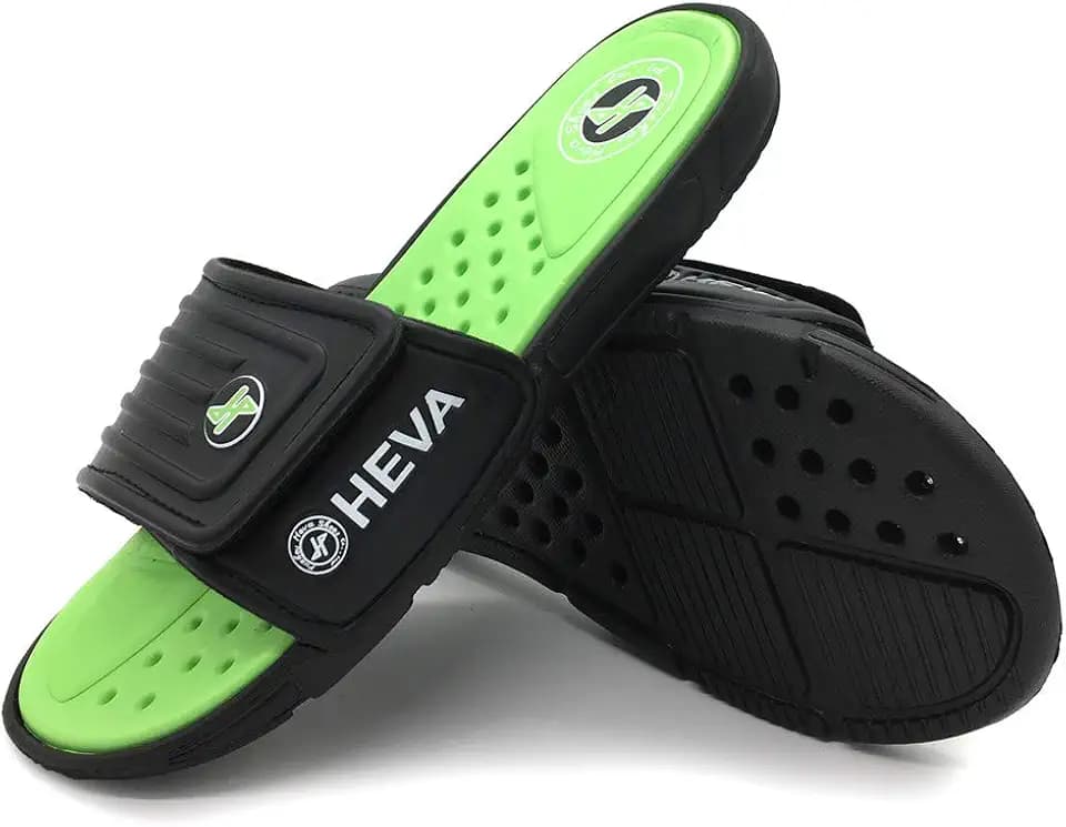 HEVA Slide Badeschuhe Herren Sommer Sandalen