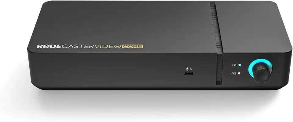 RØDE RØDECaster Video Core – Video- und Audio-Produktionskonsole – Multi-Kamera-Schalter, 3 x HDMI-Eingänge, 1080p Video, Multi-Source-Szenen
