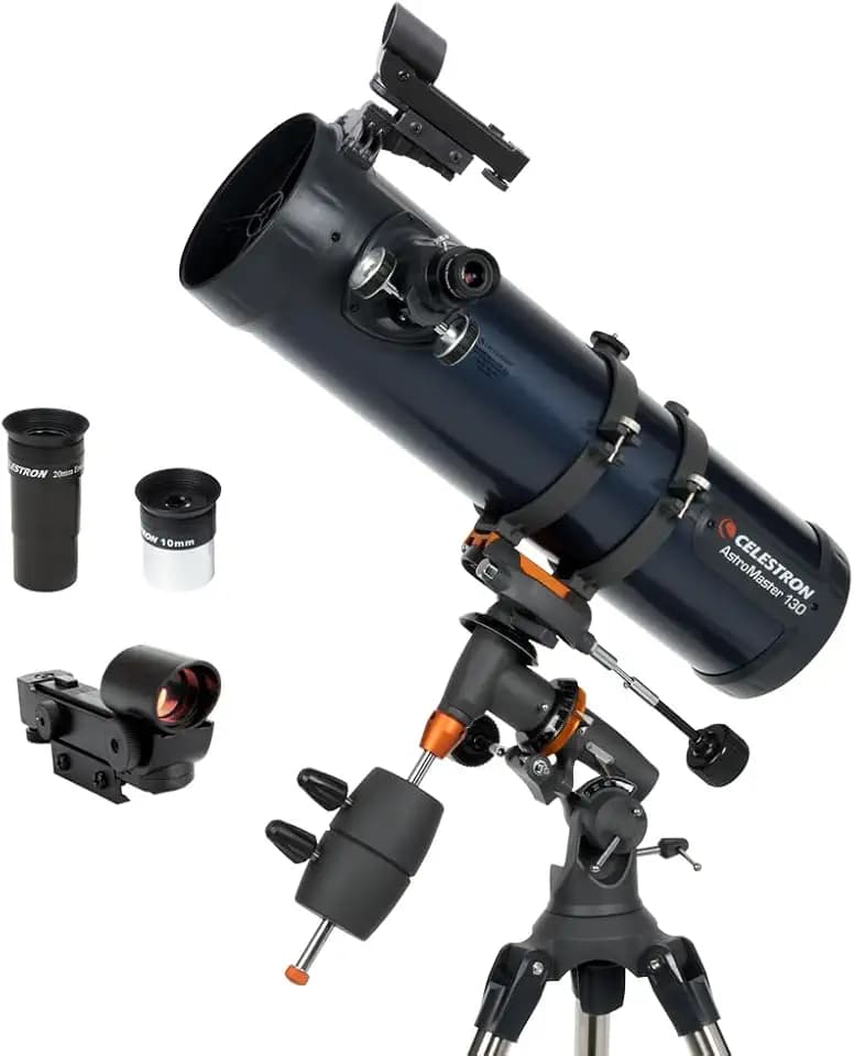 Celestron AstroMaster 130EQ Telescope for Deep-Sky Beginners
