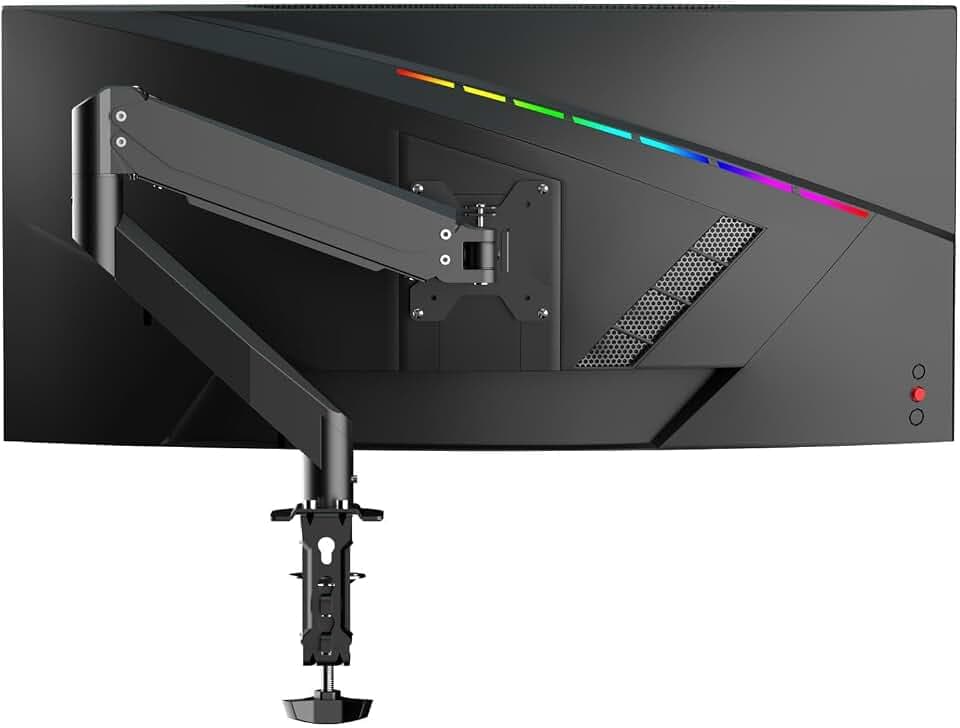 Pholiten Adjustable Single Monitor Mount for 17-35" Screens, Up to 24lb