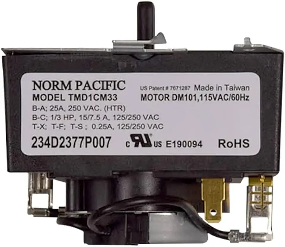 234D2377P007 TMD1CM33 for GE Specific Models Dryer Timer 4467041