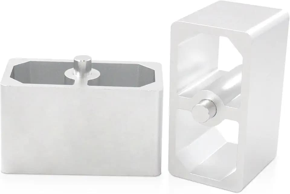 Billet Aluminum Rear Blocks Leveling Lift Kit For Ford F-250 F-350 Super Duty 1999-2020 & 2000-2005 Excursion 2WD 4WD (3 inch)