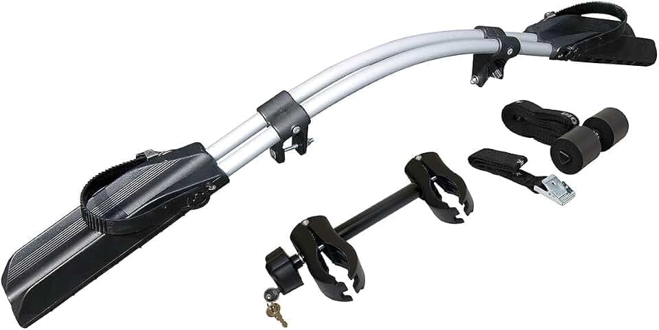 EUFAB 11511 Erweiterung JAKE Fahrradträger, für 3 Fahrrad, zu Artikel 11510, Schwarz, Silber