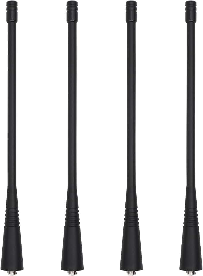 4Pcs PMAE4016 PMAE4016A UHF 400-470 Mhz Antenna Fit for Motorola CP150 CP185 CP200 CP200D CP200XLS PR400 PR860 EP350 EP450 GP300 HT750 HT1250 P1225 Two Way Radio
