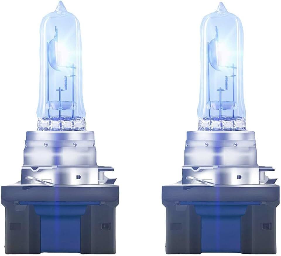 Osram Cool Blue Intense H15, Auto/LKW, +20% More Brightness, up to 3,700K, Halogen Headlight Lamp, LED Look, Hanging Folding Box (2 Lamps)