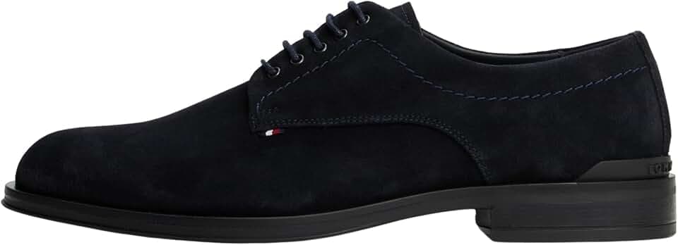 Tommy Hilfiger Herren Derby Schuhe Corporate aus Wildleder