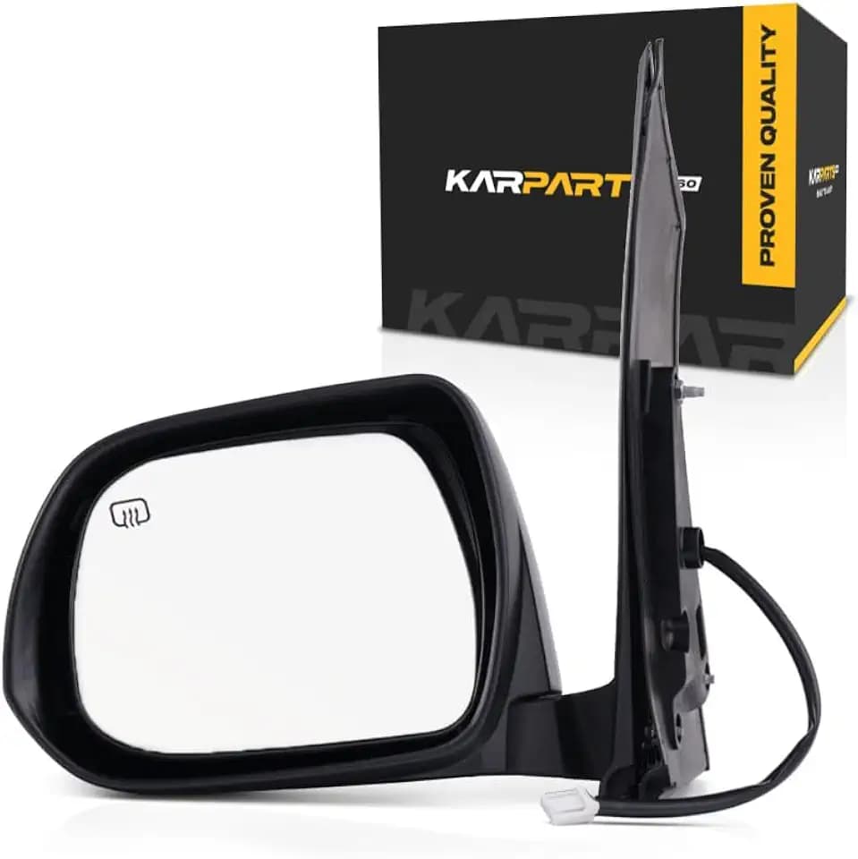 For Toyota Sienna 2011 2012 Door Mirror Driver Side | Power | Heated | Textured | Replacement For 8794008092C0 | TO1320265