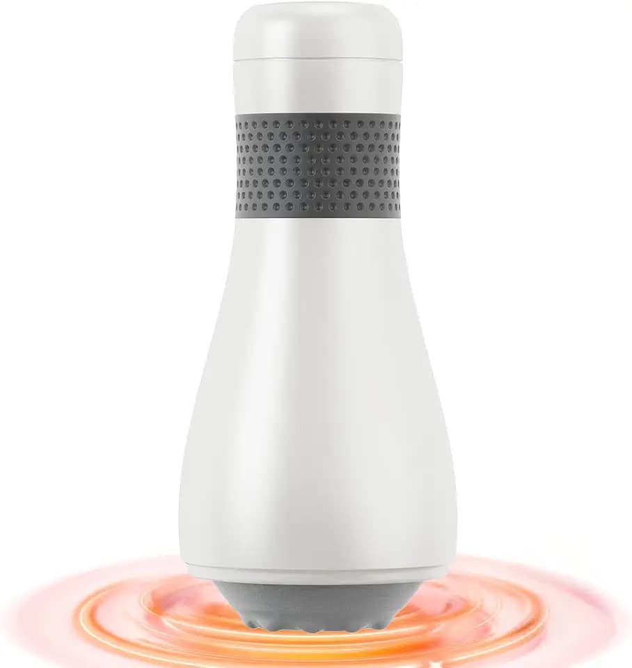 Massager, Unegnel Fußmassagegerät Vibration 6 Gänge, 4250 RPM Hochfrequenzvibration mit Wärmefunktion, für Hände, Nacken, Rücken und Füße zur Muskelentspannung und Linderung von Müdigkeit
