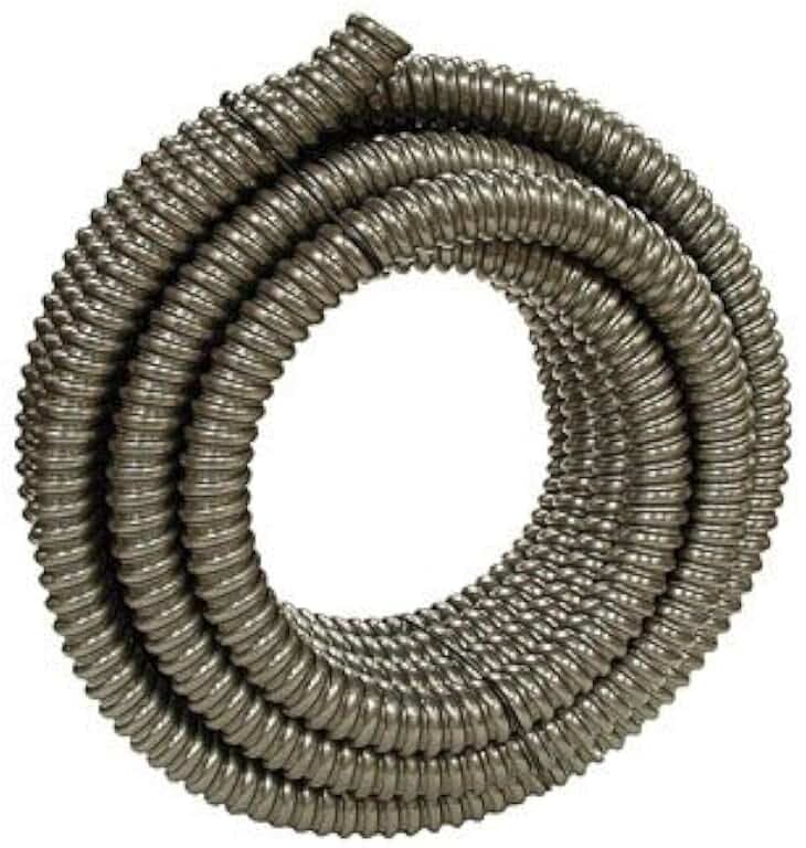 Woods 55092501 AL Flex Type Rwa Reduced Wall Flexible Conduit 1 in X 50 Ft Coil Aluminum