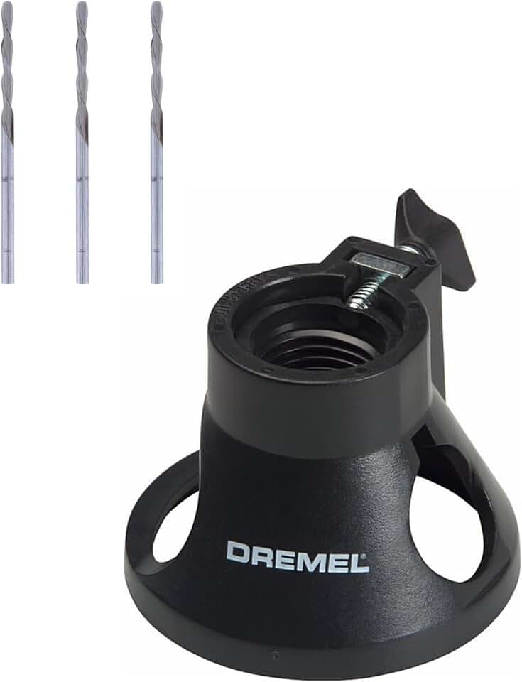 Dremel 565 Multifunktions Schneideset, für Multifunktionswerkzeug, Zubehör Set mit 1 Aufsätze und 3 Fräser zum Schneiden und Fräsen in verschiedene Materialien