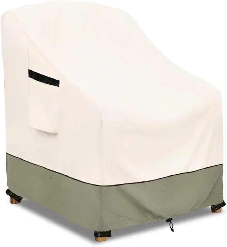 Outdoor Chair Covers 32"W x 34"D x 34"H,600D Heavy Duty Waterproof Patio Chair Cover,Outdoor Furniture Covers for Lawn/Garden Chiar