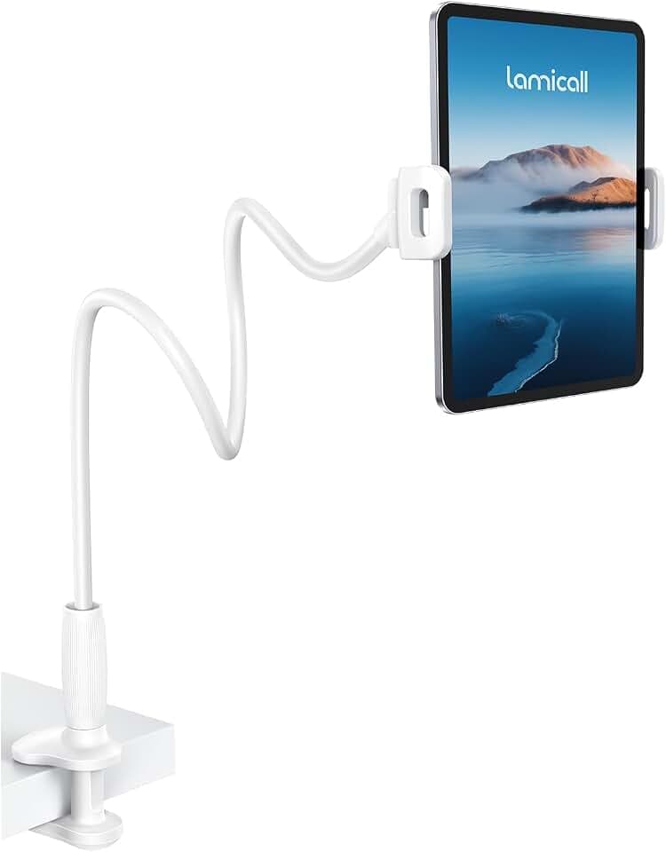 Lamicall Schwanenhals Tablet Halterung Bett, iPad Ständer Tablethalterung