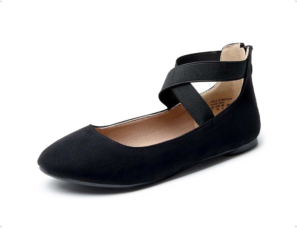 DREAM PAIRS Women's Ankle Straps Flats Shoes