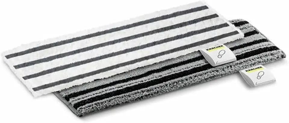 Kärcher Original Mikrofaser-Bodentücher EasyFix kompatibel mit Dampfreiniger Kärcher SC - Für Böden, geeignet für jede Art von Oberfläche, maschinenwaschbar, Polyester, bunt