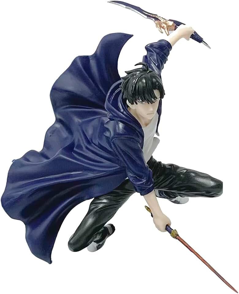 Sung Jin-Woo Collectible Action Figure Decoration for Desk Office 7.08" in