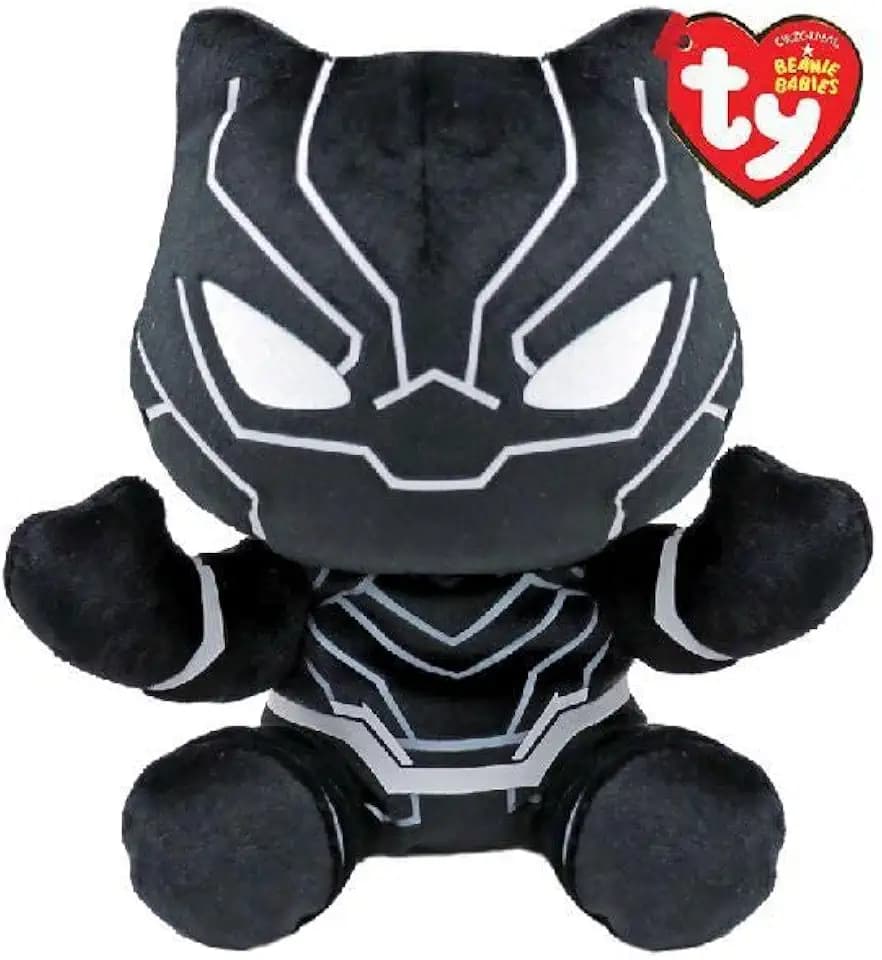Ty Beanie Babies Black Panther (Soft Body) - 6"