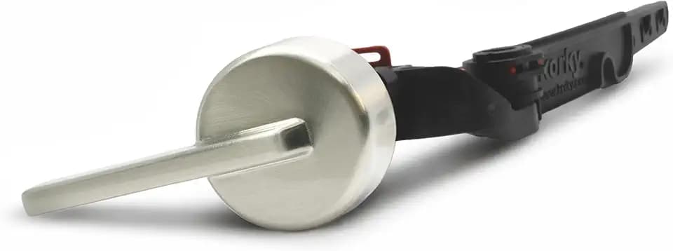 Korky Strongarm Metal Toilet Handle & Lever in Brushed Nickel - 6076
