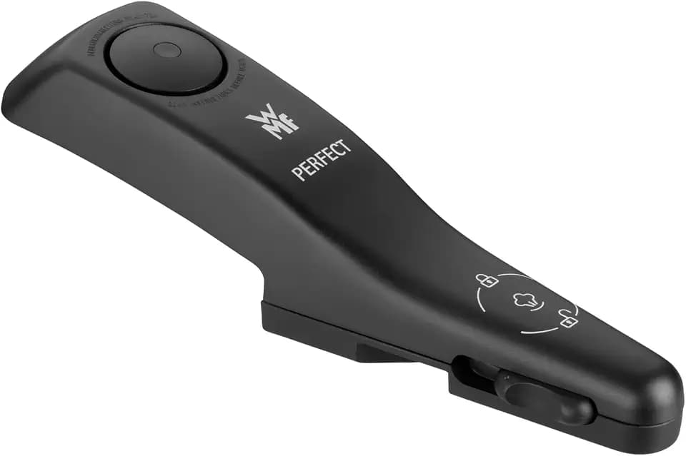 WMF Perfect Ersatzteil Deckelgriff, komplett für Schnellkochtopf-Deckel 2,5l 3l 4,5l, 6,5l 8,5l, Kunststoff, schwarz