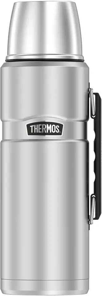 THERMOS STAINLESS KING Thermosflasche 1,20 l, 24 h heiß, stainless steel