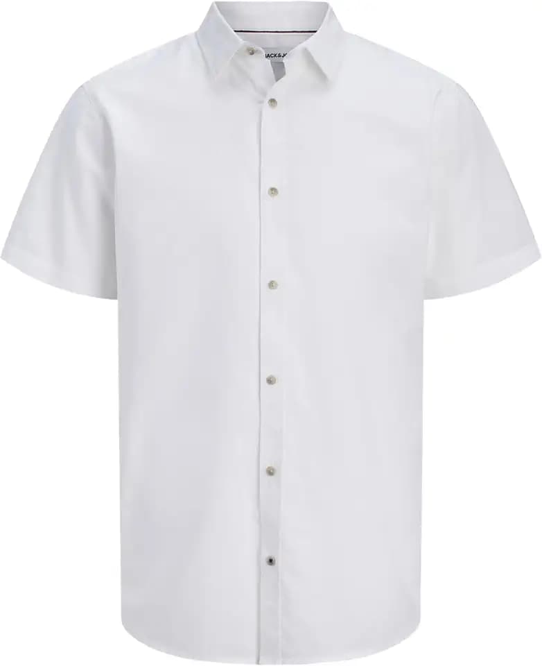 JACK & JONES Herren Jjhenry Slub Shirt Ss
