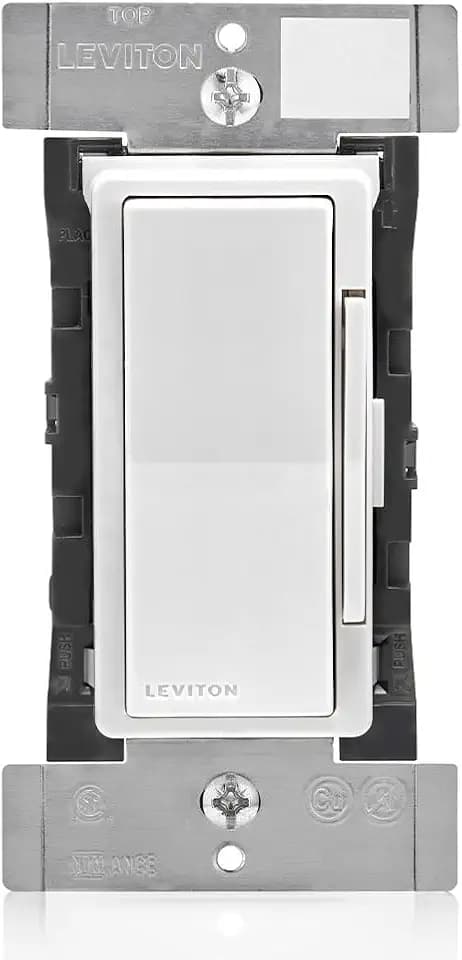 Leviton Decora Digital Dimmer Switch, DDM06-1LZ, White/Ivory/Light Almond