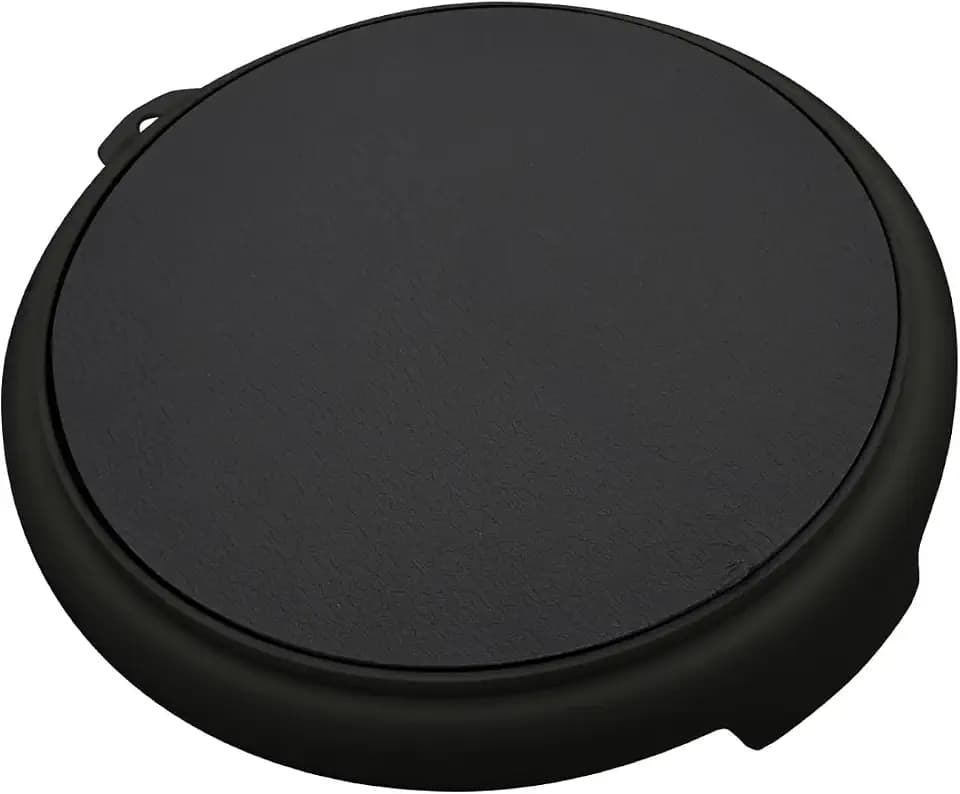Shurhold Padded Bucket Seat/Lid — EZ-Snap Secure Fit for Shurhold Rope Handle Buckets, Doubles as a Comfy Padded Seat, Black
