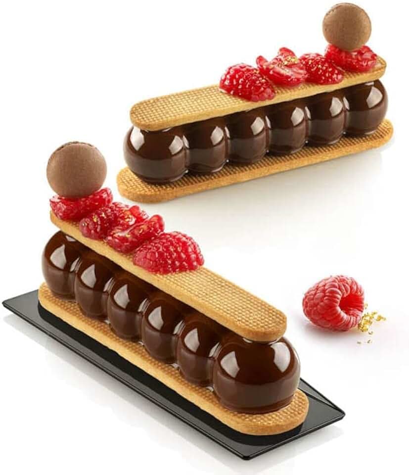 Silikomart silikomart Silikonform Truffle Eclair 75 mit Ausstecher
