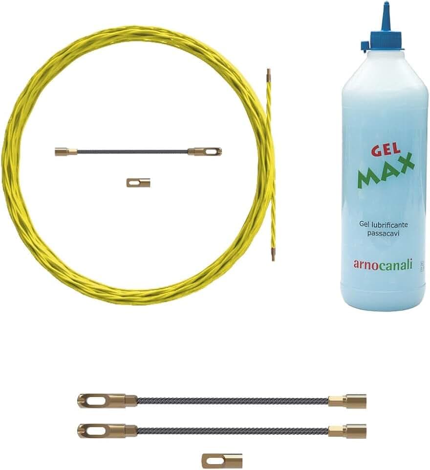 Arnocanali - Set Spiralsonde Ø 3,5 mm L15m + Gleitflüssigkeit 150 ml + Ersatzköpfe