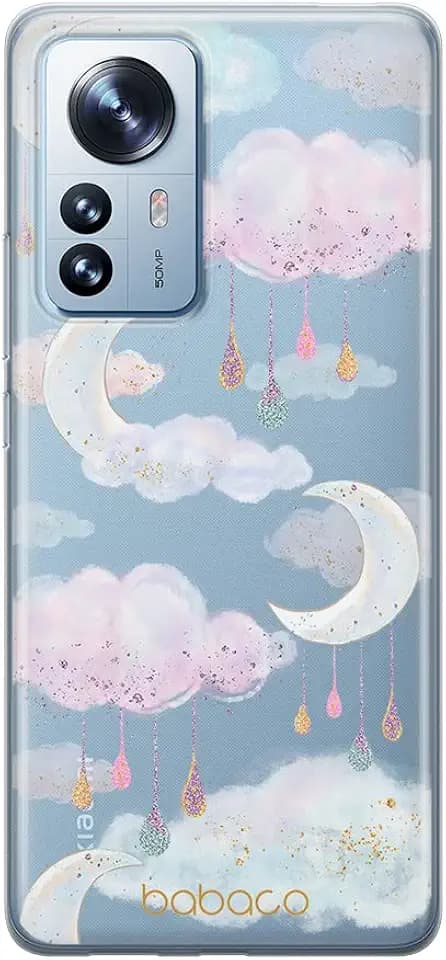 Babaco ERT Group Handyhülle für Xiaomi 12 / 12X Original und offiziell Lizenziertes Muster Sky 001 optimal an die Form des Handy angepasst, teilweise transparent