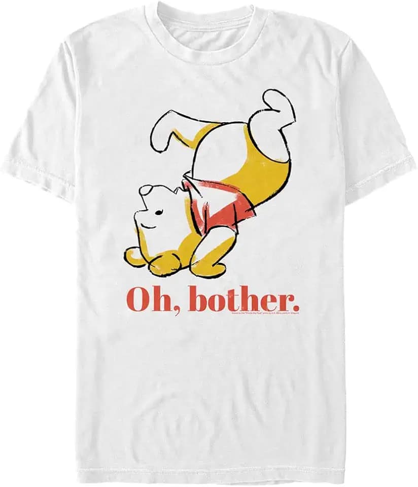 Disney Big & Tall Winnie The Pooh Oh Bother Bear Men's Tops Short Sleeve Tee Shirt