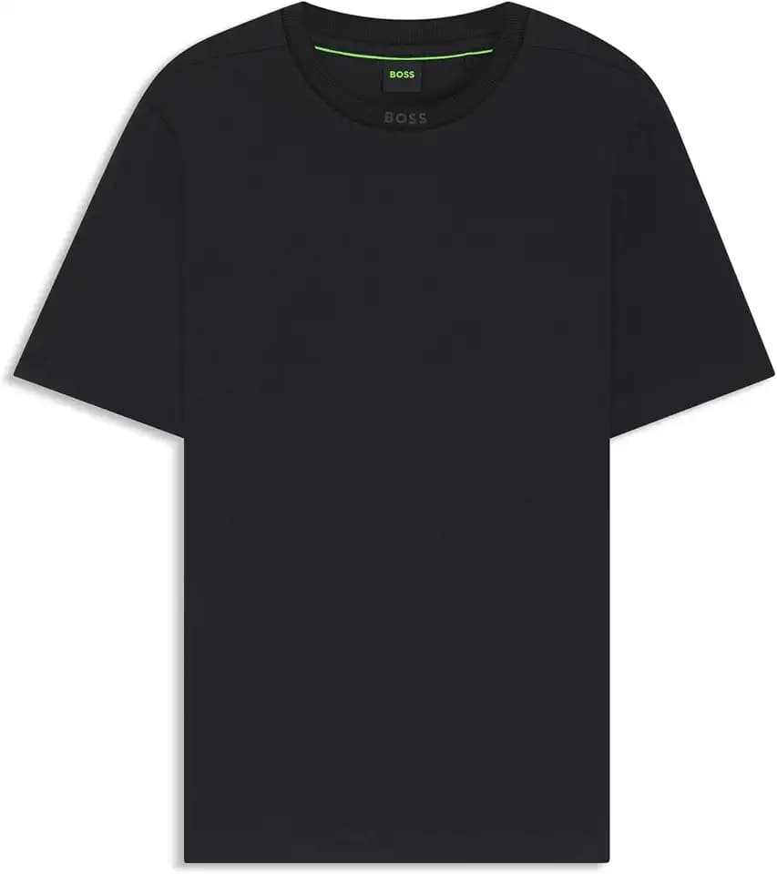 BOSS Herren Tee 5 T-Shirt aus Baumwolle mit Logo am Rundhalsausschnitt