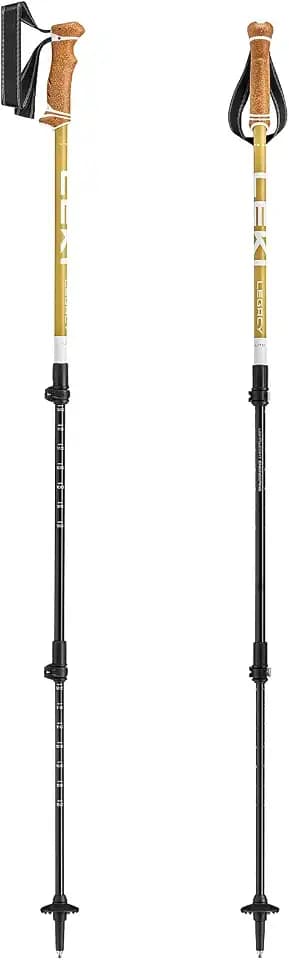 LEKI Legacy Lite Wanderstöcke Damen & Herren | leichte, verstellbare Trekkingstöcke aus Aluminium (90-135cm) mit Trekkingteller