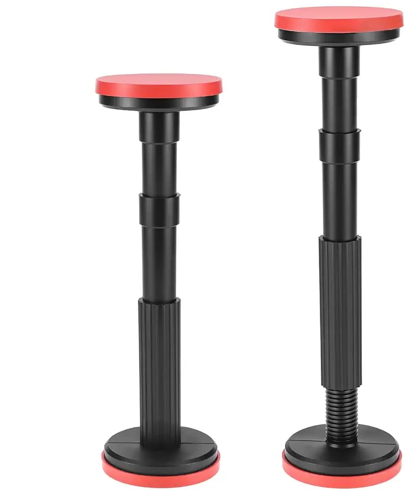 QWORK Adjustable Telescopic Support Pole 7–17.7 inch Range, 2 Pack Stable Load Stand for Cabinet, Sink & Furniture Installation