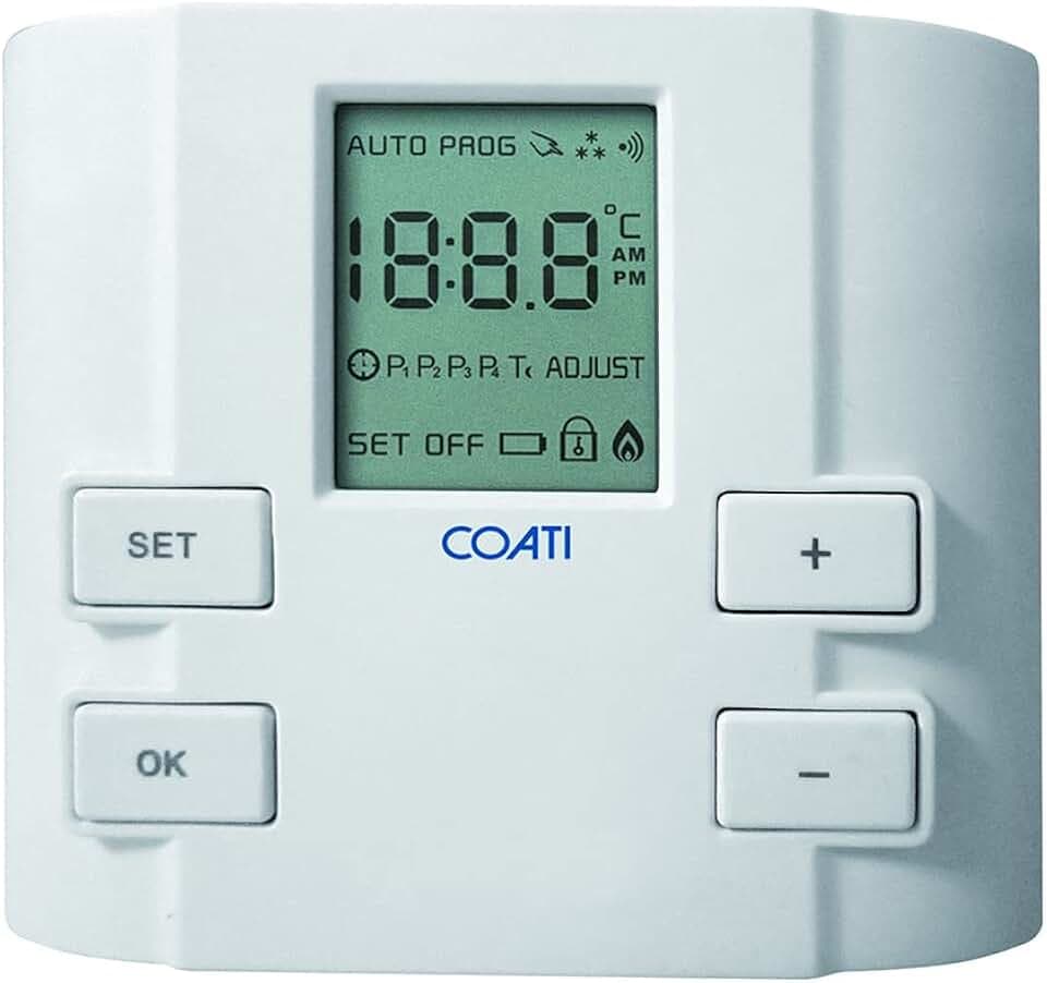 COATI Simon Brico Af126654 Digitaler Domotthermostat, kompakt, Af126654