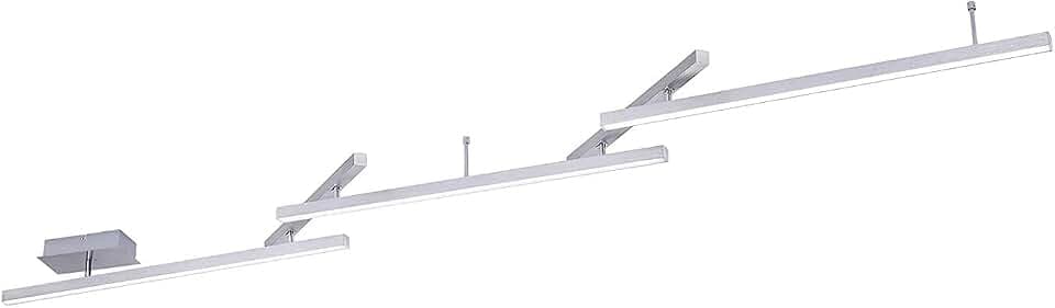 Trio Leuchten WiZ LED Deckenleuchte Melby 651210507, 23 Watt RGBW LED mit 16 Mio. Farben + 64.000 Weißtöne + 18 Licht-Szenen, Steuerung über App + Sprachsteuerung + Fernbedienung + Wandschalter