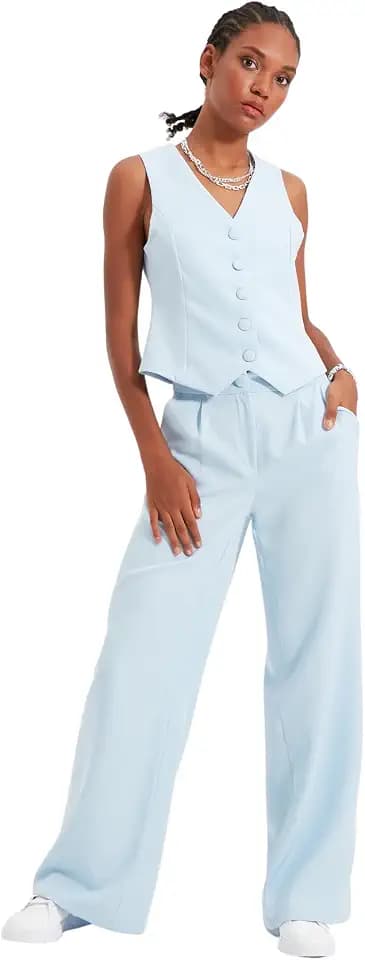 TRENDYOL Damen Pants Trendyol Wide Leg Hose