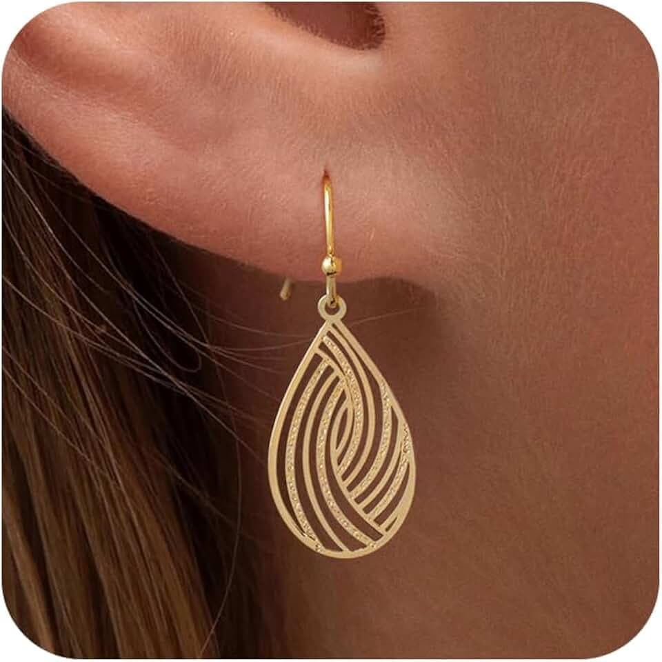 Chic Leaf Earrings for Women,Gold/Silver Cubic Zirconia Huggie Leaf Dangle Earrings Dainty Hypoallergenic Earring Jewelry Birthday Gifts