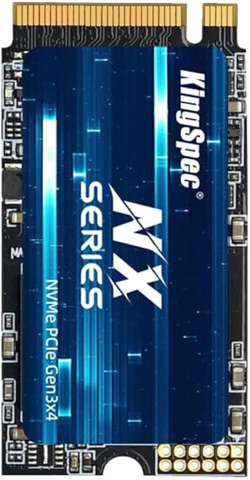 KingSpec 512GB M.2 2242 NVMe SSD - Up to 3500 MB/s Read Speed, PCIe 3.0 SSD with 3D NAND Flash, Compatible with PC, Laptop and Desktop
