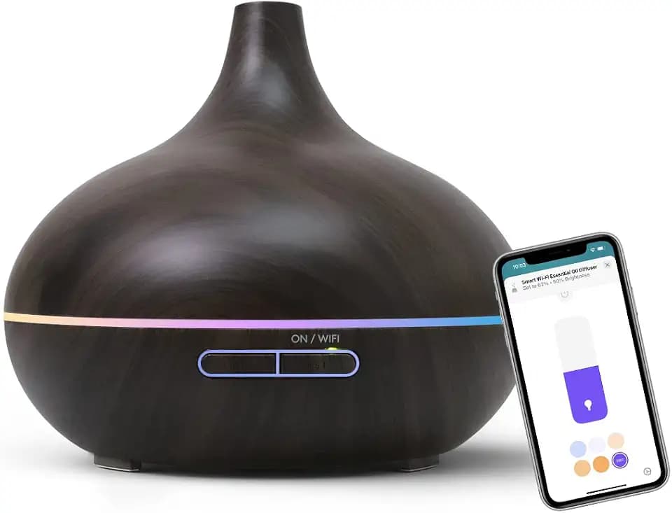 meross Smart Wi-Fi Essential Oil Diffuser, Voice & APP Control, RGB Lights