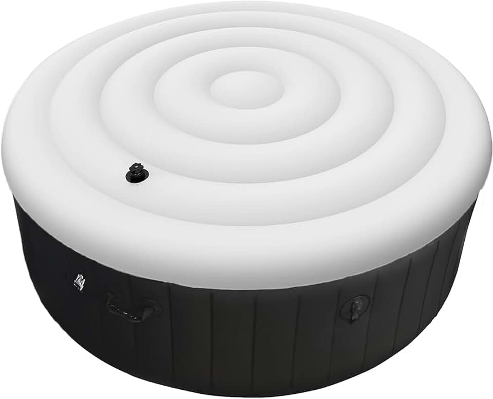 Whirlpool Abdeckung Rund, 1.35 M Aufblasbare Poolabdeckung