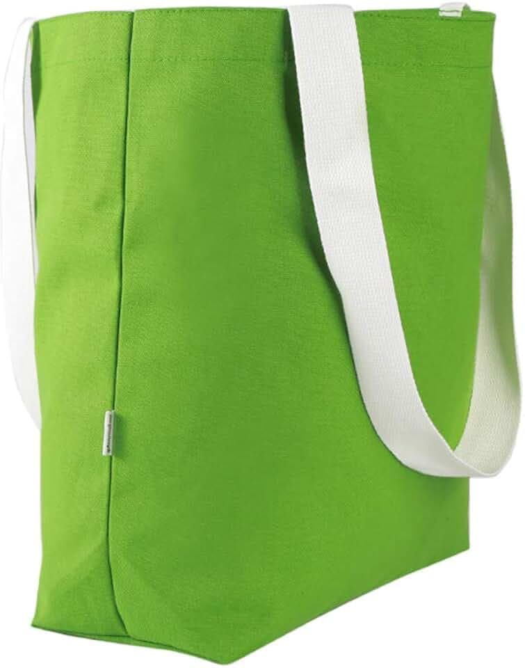 Strapazierfähige Einkaufstasche aus 100 % Baumwolle, 340 g, strapazierfähig, extra groß, Einkaufstasche, Mehrzweck-Tragetasche.