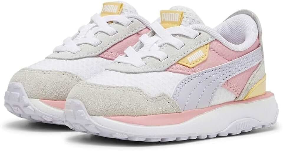PUMA Damen Cruise Rider Peony Ac Inf Sneaker, Pfirsich Smoothie White Spring Lavendel, 24 EU